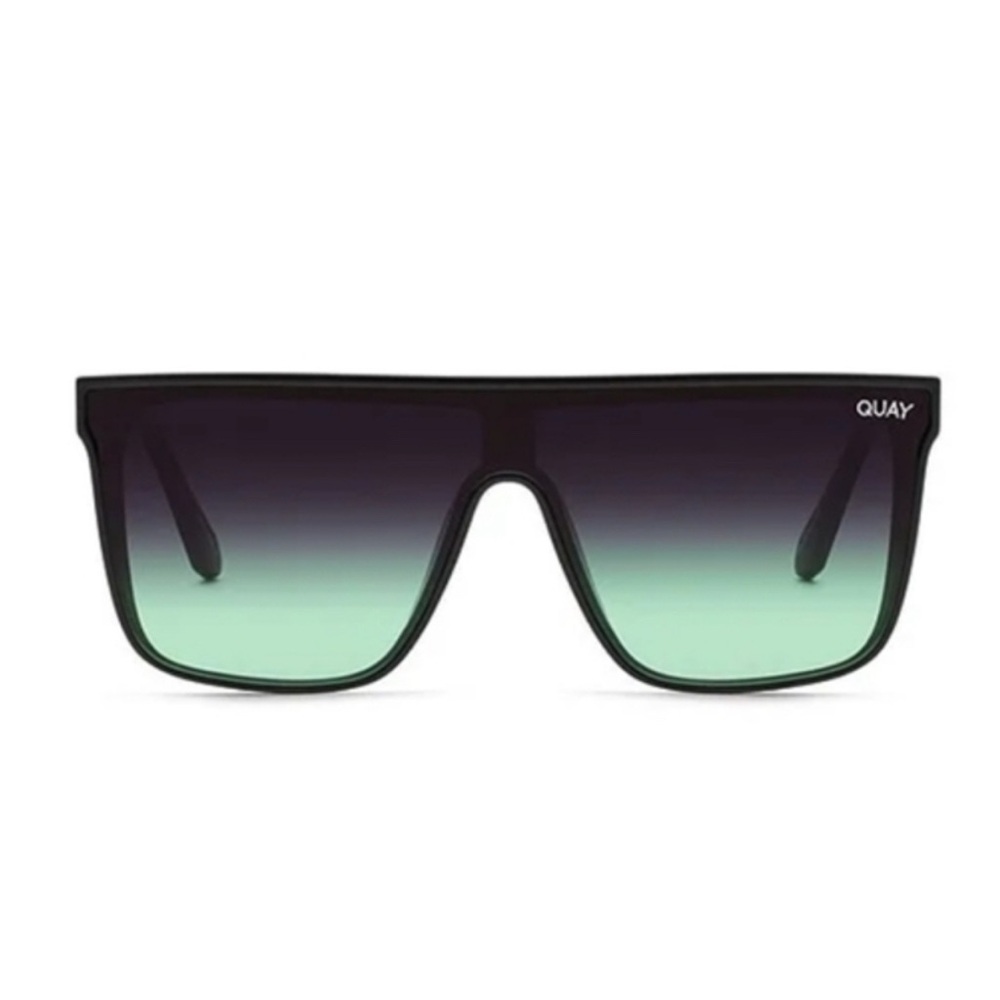 Quay Australia Black and Green Sunglasses